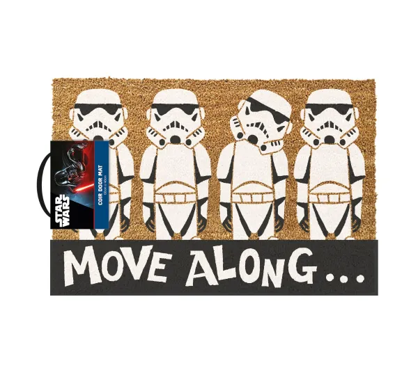 Pyramid Coir Doormat Star Wars Stormtrooper Move Along