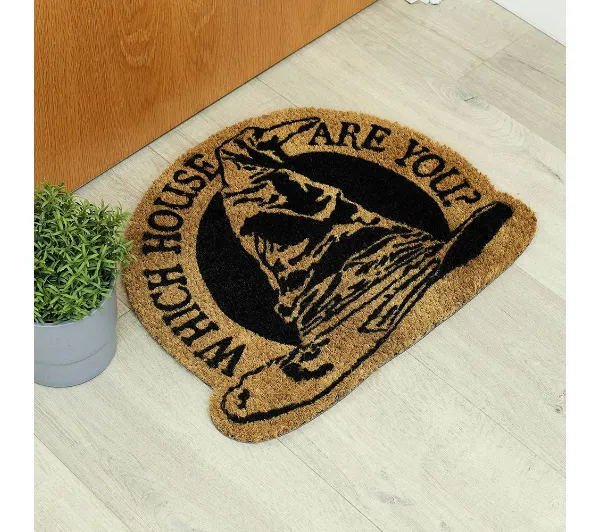 Pyramid Shaped Doormat Harry Potter Which House Are You