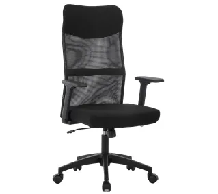 Cobra Office One HF302BK Biurowy do 150kg Tkanina Czarny - Kup na Raty - RRSO 0%