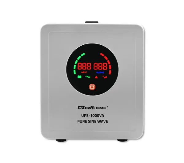 Qoltec 50721 1000VA/700W Przetwornica 12/230V z AVR - Kup na Raty - RRSO 0%