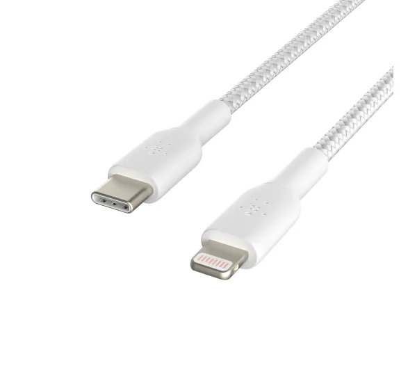 Belkin BoostCharge USB-C do Lightning 2m Biały