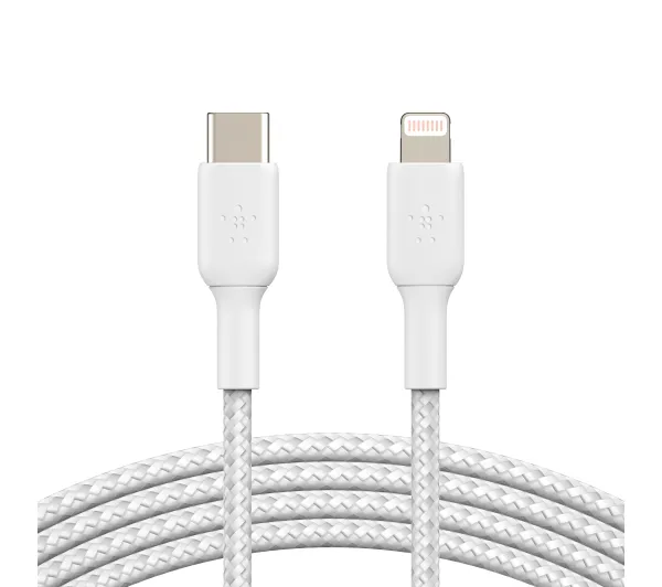 Belkin BoostCharge USB-C do Lightning 2m Biały