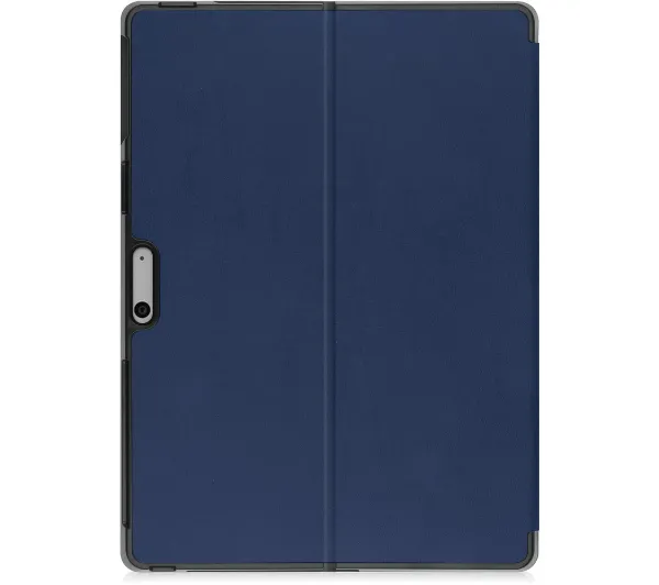 Bizon Case Tab Croc z klapką do Microsoft Surface Pro 11 / 10 / 9 Granatowy
