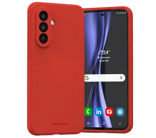 Mercury Silicone do Galaxy A56 Czerwony