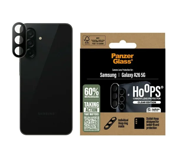 PanzerGlass Hoops Lens Protector do Galaxy A26 5G Przezroczysty