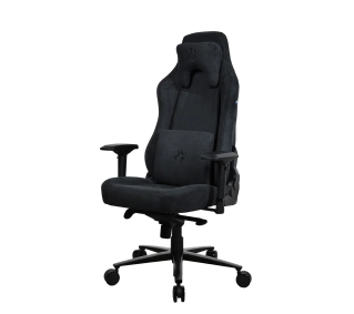 Arozzi Vernazza Supersoft Pure Black  Gamingowy do 145kg Tkanina Czarny - Kup na Raty - RRSO 0%