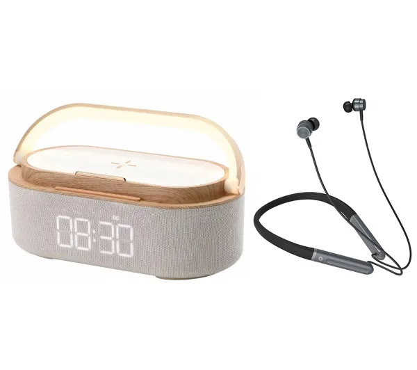 Manta RDI920 VERONA z ładowaniem bezprzewodowym Srebrny + Słuchawki MNH02