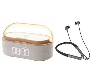 Manta RDI920 VERONA z ładowaniem bezprzewodowym Srebrny + Słuchawki MNH02