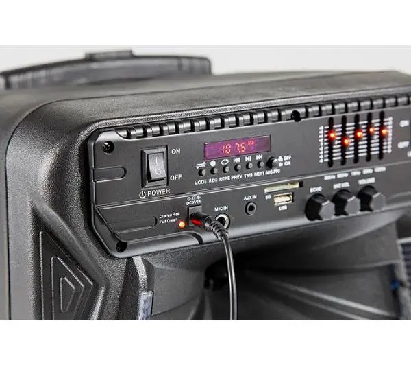 Manta SPK5033 40W Bluetooth Radio FM Mikrofon Karaoke Czarny + Słuchawki MNH02 - ⚡ EURO HIT CENOWY! ⚡ - Kup na Raty - RRSO 0%