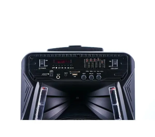 Manta SPK5033 40W Bluetooth Radio FM Mikrofon Karaoke Czarny + Słuchawki MNH02 - ⚡ EURO HIT CENOWY! ⚡ - Kup na Raty - RRSO 0%