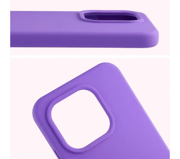 Bizon Soft Case do Xiaomi 15T Fioletowy