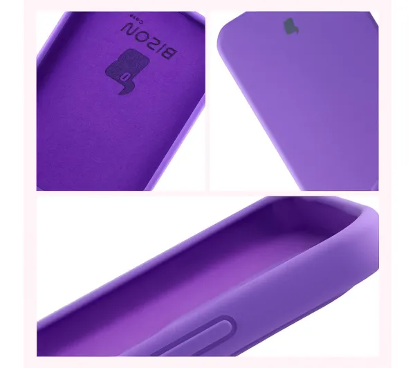 Bizon Soft Case do Xiaomi 15T Fioletowy