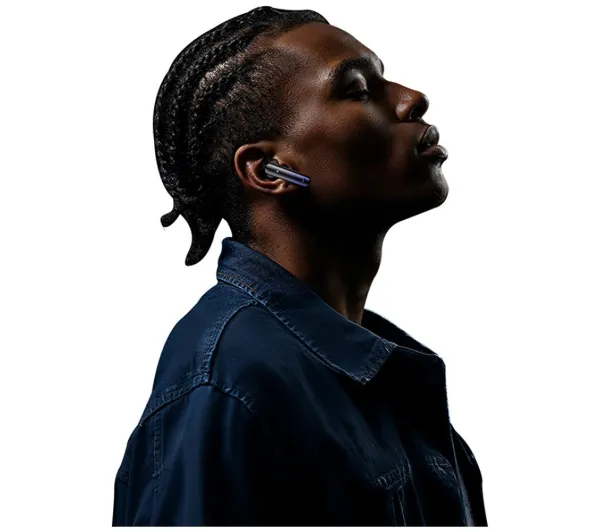 USAMS Echo E02 TWS ANC+ENC Dokanałowe Bluetooth 5.3 Czarny