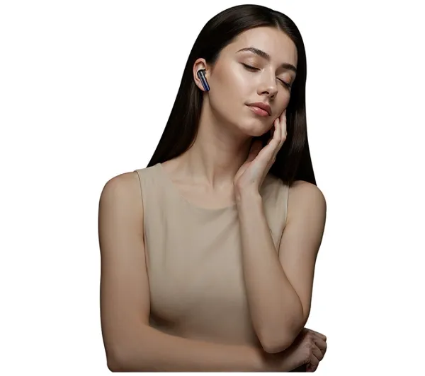 USAMS Echo E02 TWS ANC+ENC Dokanałowe Bluetooth 5.3 Czarny