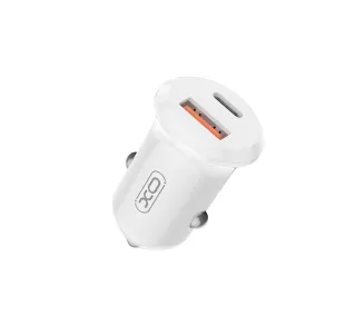 XO CC69 USB-A USB-C 30W Biały