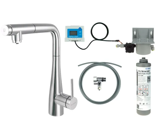 Baterie kuchenne - Deante Eridan BREF075M Chrom Stal szlachetna