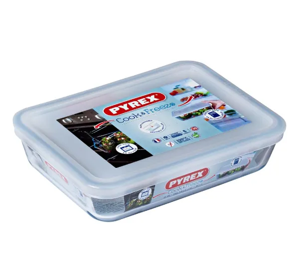 Pojemnik szklany PYREX Cook & Freeze 0.8 L Przezroczysty