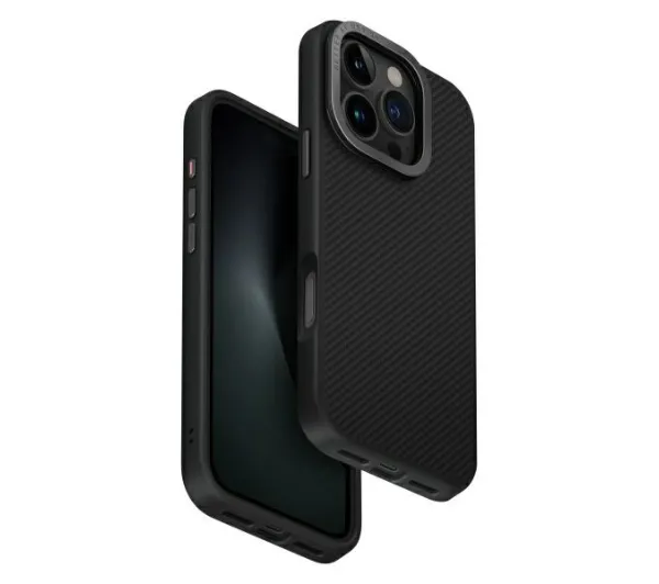 UNIQ Keva Max Magclick Charging do iPhone 16 Pro 6.3" Czarny