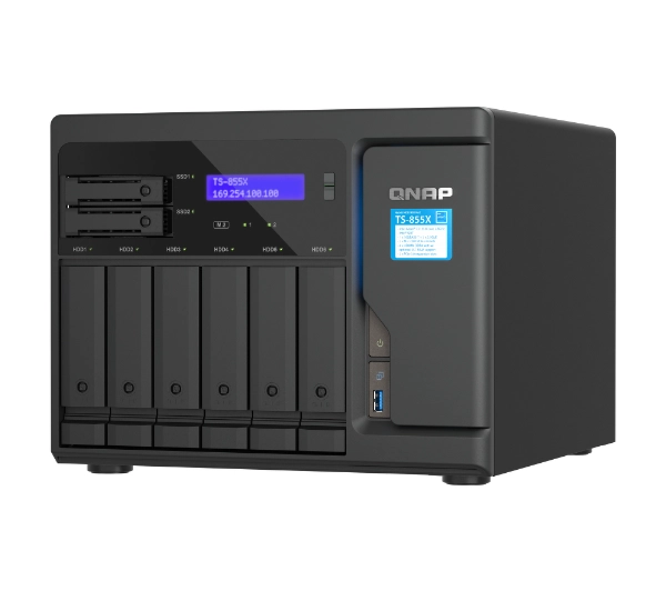 QNAP TS-855X-8G Czarny