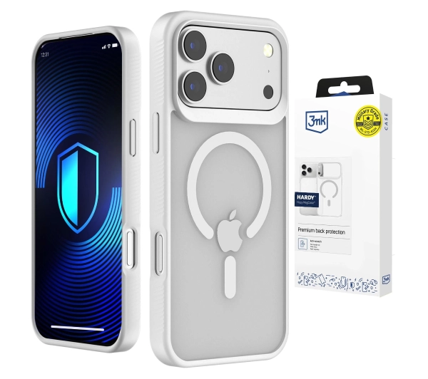3mk Hardy MagCase do iPhone 17 Pro Biały