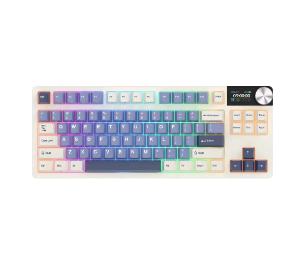 Royal Kludge RK-S85 Horizon Blue Cloud Switch Biało-Niebieski