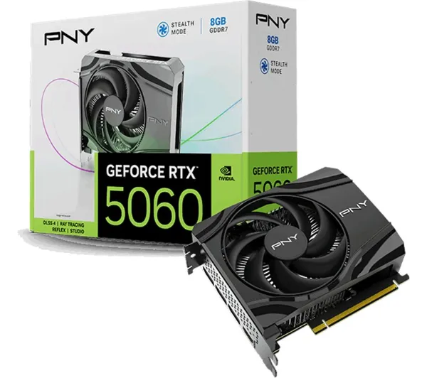 PNY GeForce RTX 5060 Single Fan 8GB GDDR7 128bit DLSS 4