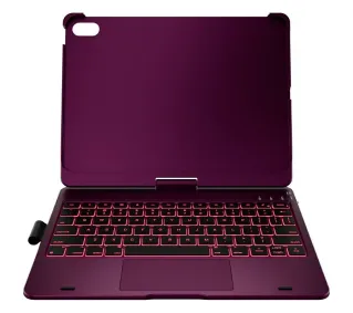 Typecase Flexbook Touch z klawiaturą do iPad 11" (A16) 2025 / iPad 10.9" 2022 Malinowy
