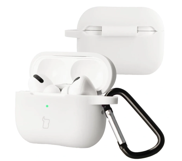 Bizon Case Headphone Silicone do AirPods Pro 2 Biały