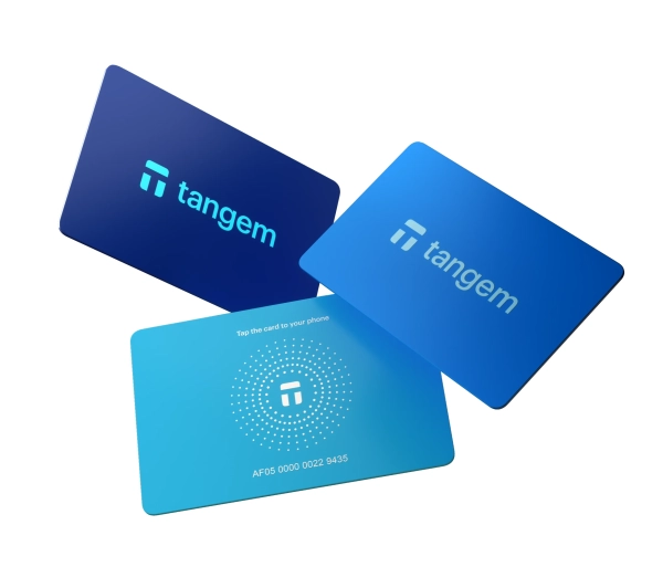 Tangem Wallet 3 Card Set Hyperblue 3szt.