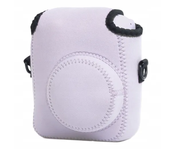Pokrowiec LoveInstant Miękki Futerał Etui Pokrowiec Case Osłona Neoprene Do Fujifilm Fuji Instax Mini 12 - Fioletowy