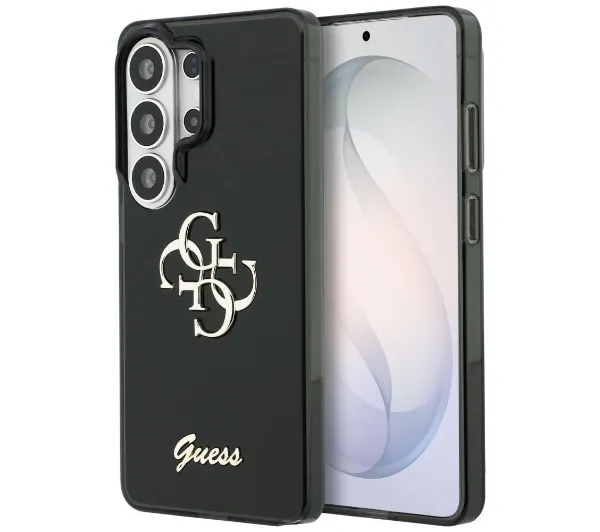 Guess IML Big Metal 4G Script do Galaxy S26 Ultra Czarny