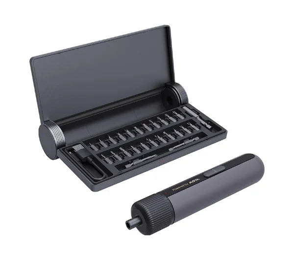 WKRĘTAK ELEKTRYCZNY MOVA MSD008 4V ZESTAW Z BITAMI 24 EL.