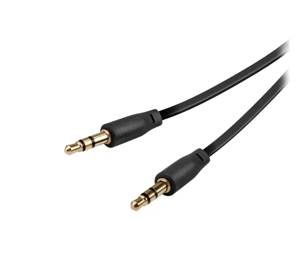 Vivanco VVAJACK15MMGK jack 3.5mm 1.5m Czarny