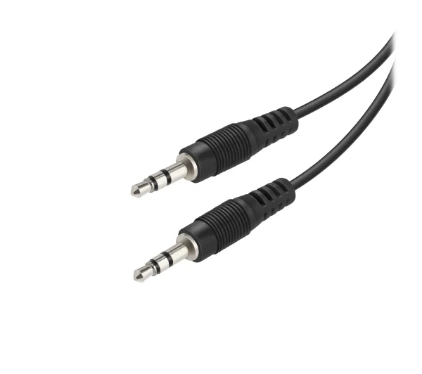 Vivanco VVAJACK25MMK jack 3,5mm 2,5m Czarny