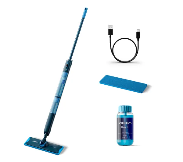 Mopy elektryczne - Philips OneUp XV5113/01 70min 125m2
