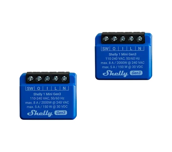 Shelly 1 Mini Gen3 2szt
