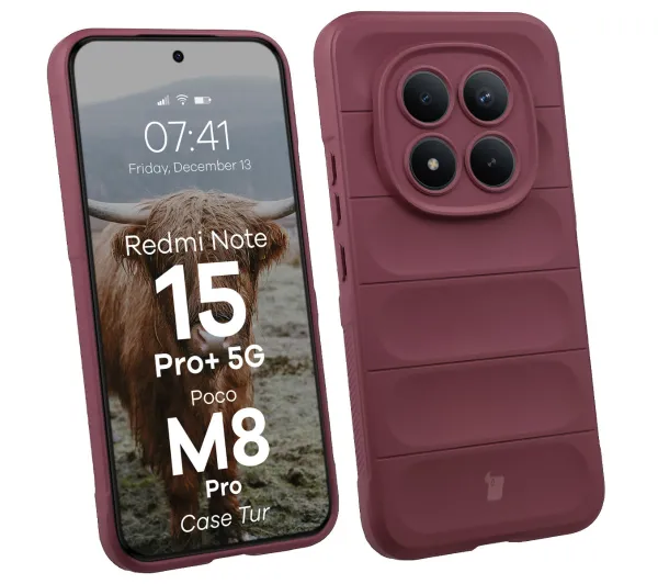 Bizon Tur do Xiaomi Redmi Note 15 Pro Plus 5G / POCO M8 Pro 5G Ciemnofioletowy
