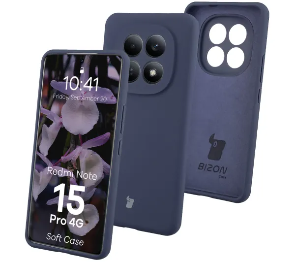 Bizon Soft do Xiaomi Redmi Note 15 Pro 4G Granatowy