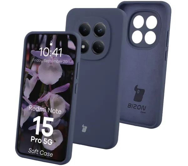 Bizon Soft do Xiaomi Redmi Note 15 Pro 5G Granatowy