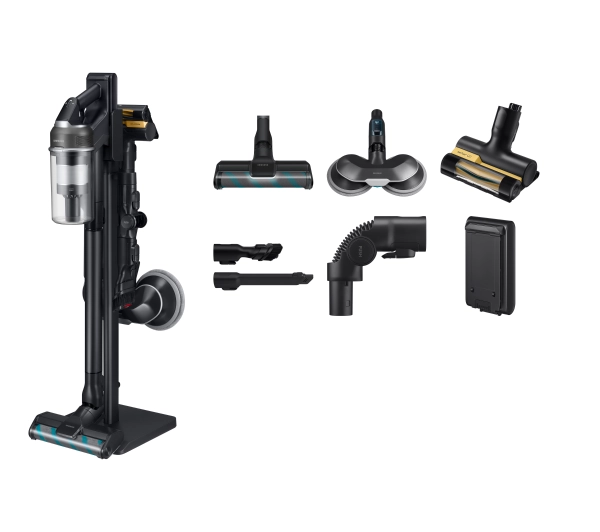 Odkurzacze pionowe - Samsung Jet 95S premium VS70H28GPC/GE 60min Funkcja mycia Wymienny akumulator Mini elektroszczotka