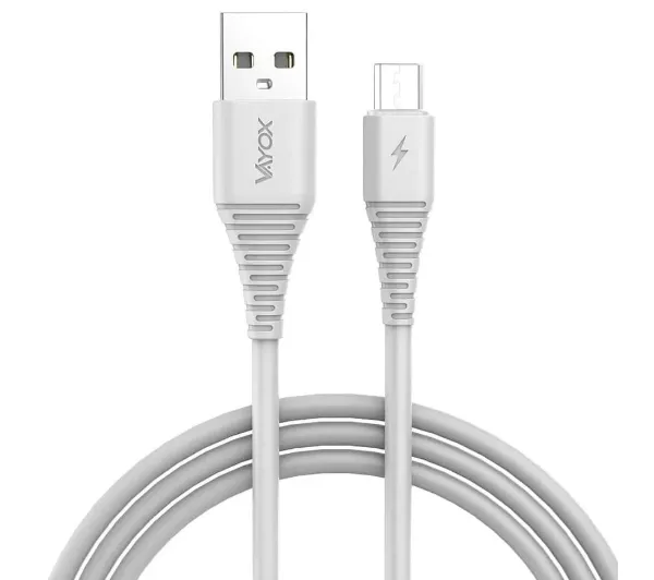 Vayox VA0290 USB-A - microUSB 2m Biały