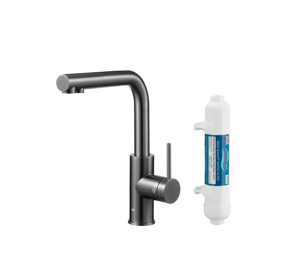 Baterie kuchenne - KFA Armatura Duero Pure Basic 6623-912-61 Grafitowy Stal szlachetna