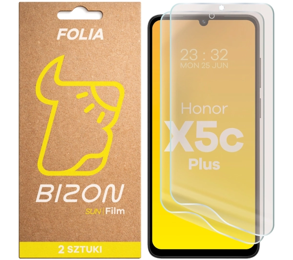 Bizon matowa Film Sun Duo do Honor X5c Plus 2 sztuki