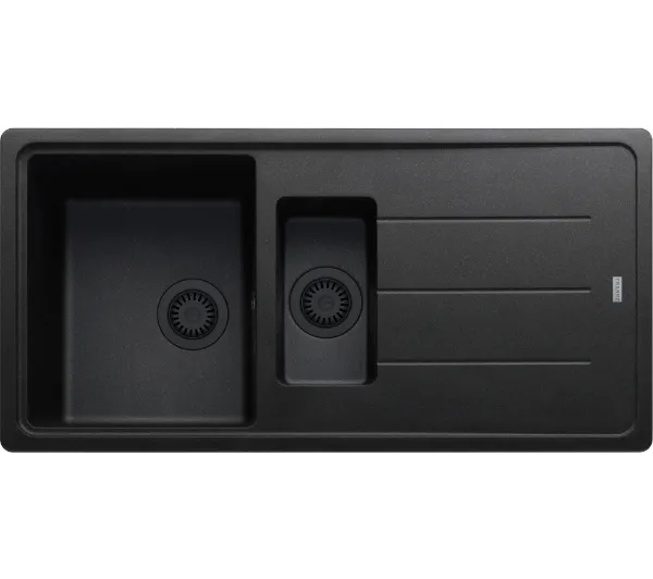 Zlewozmywaki kuchenne - Franke Basis BFG 651-97 Granitowy Onyx