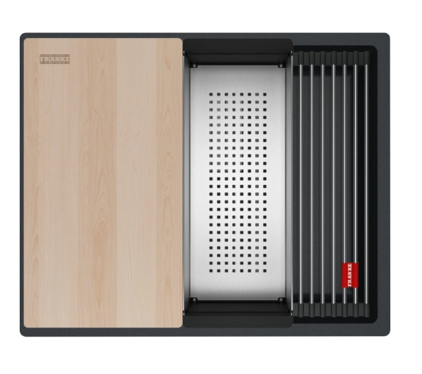 Zlewozmywaki kuchenne - Franke Kanon KNG PRO 110-52 Granitowy Onyx