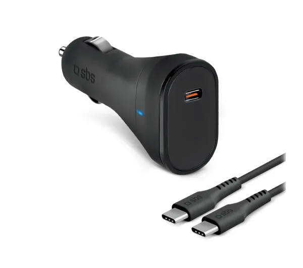 SBS 41315 PD USB-C 65W Czarny + kabel 2m USB-C