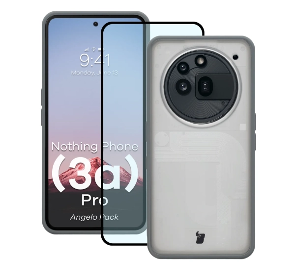 Bizon Angelo Pack do Nothing Phone (3a) Pro Szary
