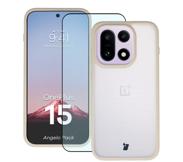 Bizon Angelo Pack do OnePlus 15 Beżowy