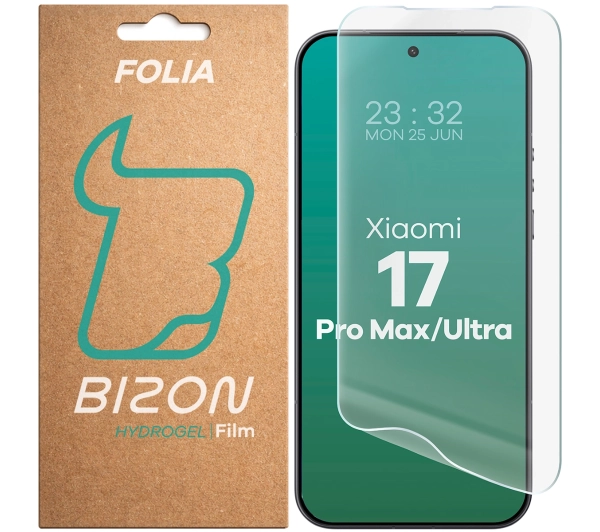 Bizon na ekran Film Hydrogel Front do Xiaomi 17 Ultra / 17 Pro Max