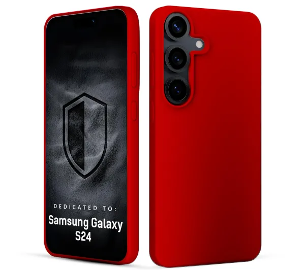 3mk Hardy Mellow Case do Samsung Galaxy S24 Czerwony